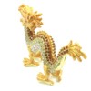Feng Shui Goods Gold Dragons Clear Dragons Dragons Rhinestone Glitter