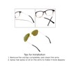 6 Pairs Temple Tips for Eyeglasses Thin (1.0 mm to