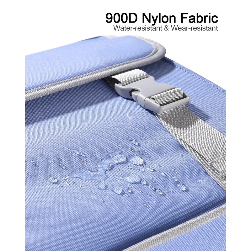 3" D-ring Zipper Binder with 700+ Sheets Capacity, 3-ring Zip