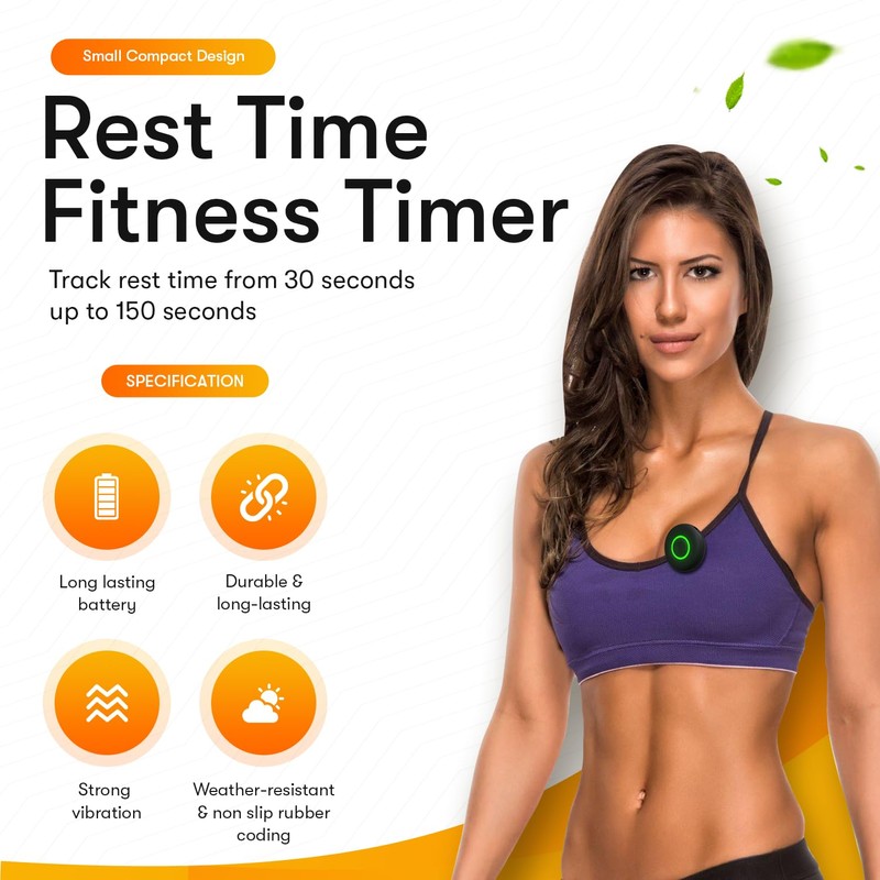 Time Me Rest Time Fitness Timer - Countdown Gym Timer