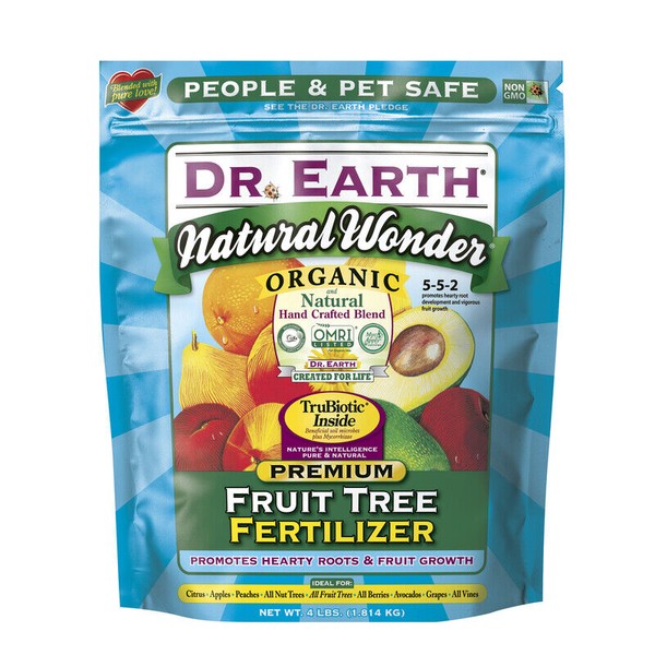 Dr. Earth Natural Wonder Granules Organic Fruit Maker 4 lb. -Pack of 1