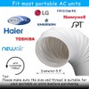 SunDiao Portable Air Conditioner Hose, Portable Exhaust Vent Hose with