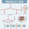 Travel Hangers Folding, 16 PCS Portable Foldable Hangers Set with