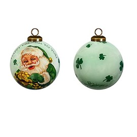 Inner Beauty Happy Christmas to You Hanging Ornament, Green