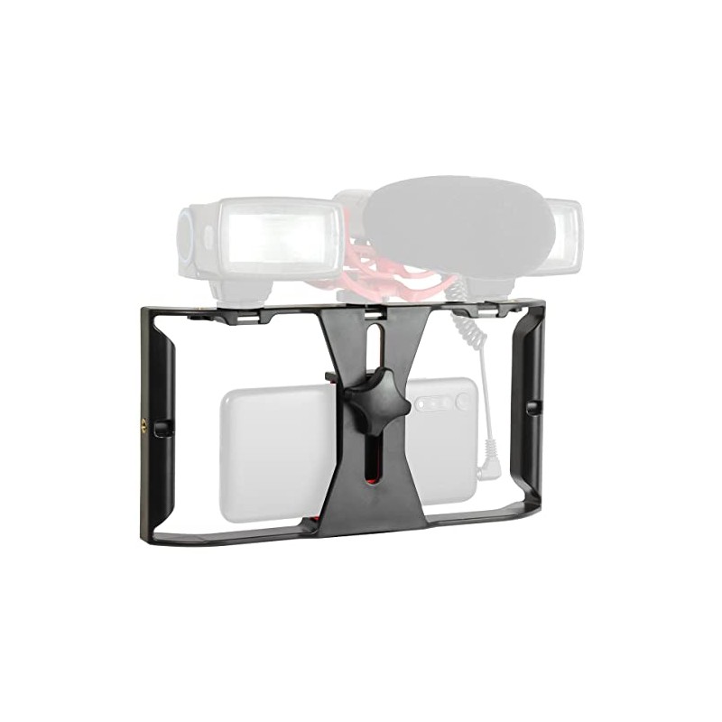 iGadgitz U7219 Handheld Phone Stabilizer, Smartphone Video Rig, Phone Video