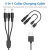 Hafiuege 5-in-1 5 tip Dog Shock Collar Charger for Dogrook,E