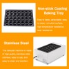EQCOTWEA Electric Takoyaki Maker, 28 Holes Commercial 110V 1.8KW Electric