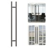 Ranbo 48" Door Pull Handle, 1.2mm 304 Stainless Steel, Matte