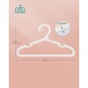 SONGMICS Baby Hangers 60 Pack, Plastic Kids Hangers for Closet,