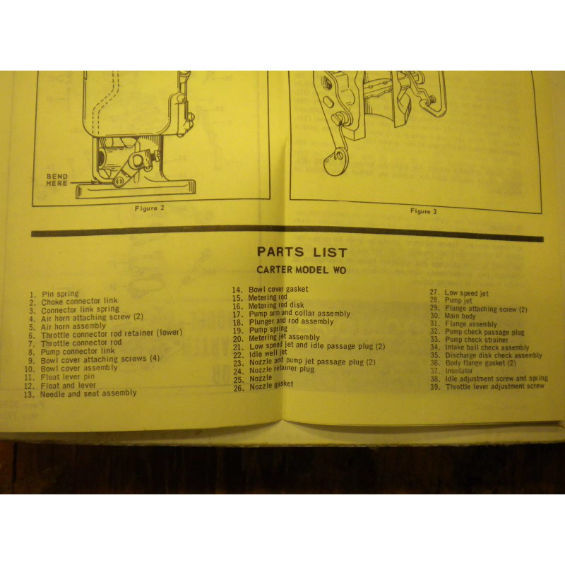 Carter For Jeep Willys MB Ford GPW Original Carter Model