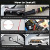 FICOLPO 4 Pcs Grille Lights Compatible with 2019 2020 2021