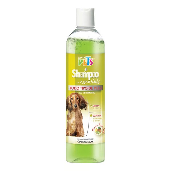 Fancy Pets Shampoo Essentials Generico 500 Ml Para Mascotas Fragancia Frutal Tono de pelaje recomendado Todos