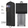MISSLO 65" Long Garment Bags for Travel Dress Bags Wedding