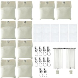 BIZOI Pack of 10 Heavy Duty Drapery Weights Sandbag with Metal Clamps, Curtain Weights Outdoor for Gazebo, Drapes, Cabana, Gazebo, Garden, Tents, Tablecloths, Decorative, Patio, Holder