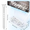2 Packs Clear Cable Organizer Boxes with 20 PCS Cable