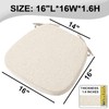 SINOSSO 1 Pack Memory Foam Chair Cushions for Dining Chair,