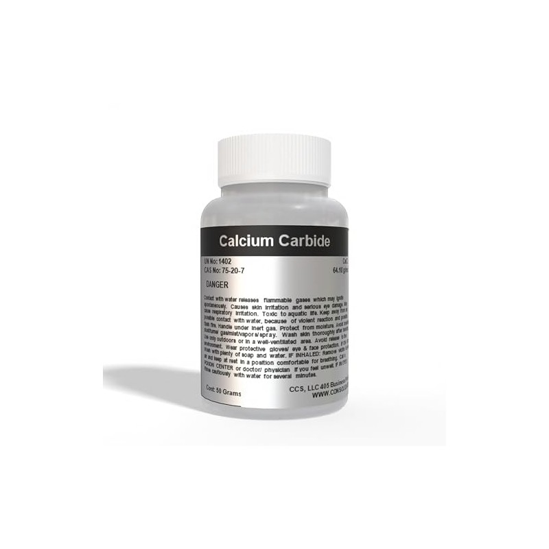Calcium Carbide Lumps 50g Bottle