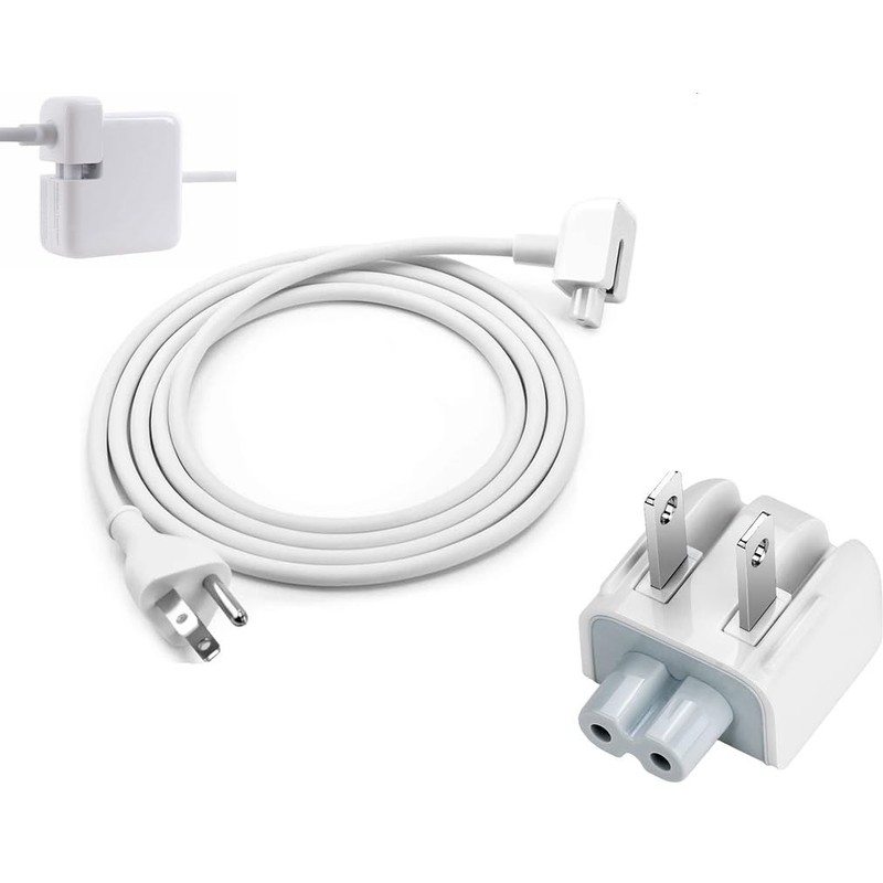 New Replacement AC Wall Extension Cord for MacBook Chargers