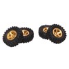 1 Inch RC Tires Brass Wheel Hub Rubber RC Car