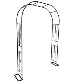 Arco de jardín Independiente, Arcos de Rosas de Metal, para Plantas trepadoras, zarcillos de Rosas, Resistente a la Intemperie, Soporte de Arco de Escalada, pérgola, pérgolas, Enrejado, de
