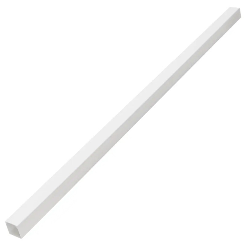 PVC Self-Adhesive Cable Trunking 0.4x0.4 In White For Cable Trays