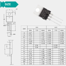 DAOKAI L7812CV L7812 Three-Terminal Voltage Regulator TO-220 Voltage Regulator Transistor Output 12V 1.5A Linear Voltage Regulator IC with Aluminum Heatsink Screwdriver Mounting Kits(20 pcs)