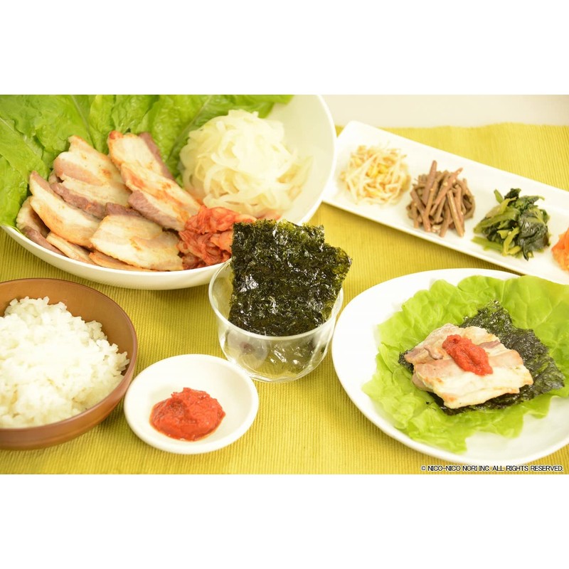 Nico Nico Seaweed, Korean Flavored Nori, 6 Bags