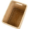 NITORI (NITORI) Rattan Basket RD-001 Vertical Half Width 19×Depth 26×Height