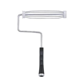 Edward Tools 9-inch Roller Frame - Use with Standard 9-in Roller Covers - 5-Wire Roller Cage for Secure Grip - Threaded End Works w/Standard Extension Poles - Ergonomic Handle for Comfort and Control