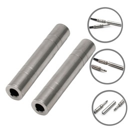 LABRIMP 2pcs Female to Female Audio Adapter Stereo Cable Connectors for Guitar Mixer Amplifier Compact Sturdy Design for Easy Portability