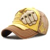 Universal Letter Rivet Adjustable Cotton Baseball Hat for Hip Hop