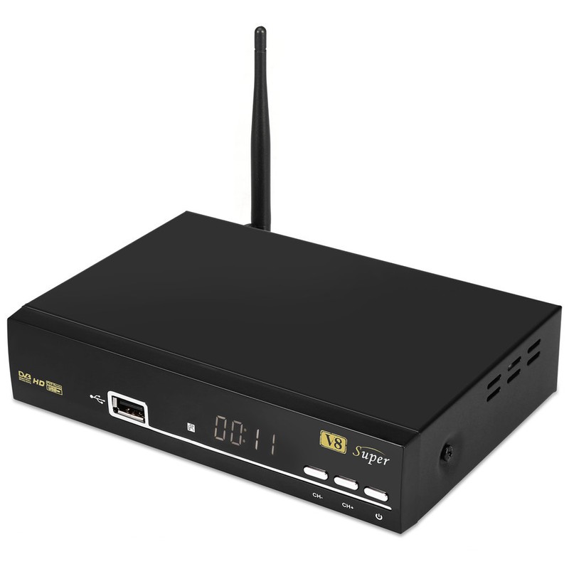 Portable Full HD 1080P DVB S2 Digital Satellite TV Receiver