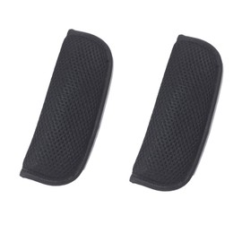 2 Pack Car Seat Strap Covers for Kids Soft Seat Belt Cover for Babies Neck Pad Protector, Seat Belt Cushions Pads, Shoulder Strap Protectors (Black)