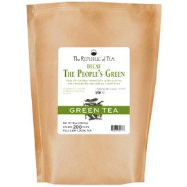 The Republic of Tea Decaf The People's Green Full-Leaf Tea, 1 Pound / 200 Cups