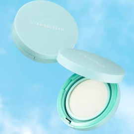 Bring Green 브링그린 티트리 시카 톤업 선쿠션 선크림 팩트 2개 BNS Bring Green Tea Tree Cica Tone-Up Sun Cushion Sun Cream Pact 2 pcs BNS