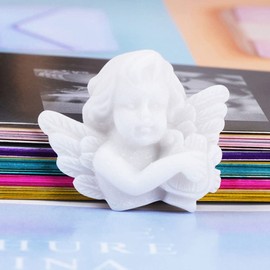 EXCEART 40pcs Mini Angel Statue and Figurines Decorative Resin Angel Wing Sculpture Table Centerpiece Decoration for DIY Craft Catholic Religious 2. 6X3. 1CM