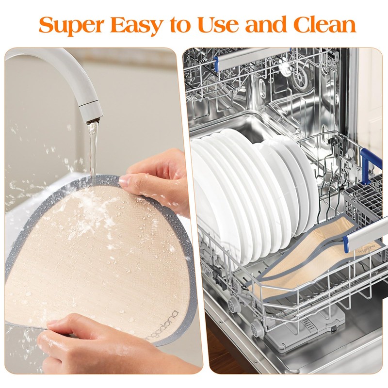 Clear Silicone Countertop Protector Mat, Non Slip & Heat Resistant