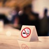 HYBSK No Smoking Logo Labels Glossy Paper Public Warning Stickers