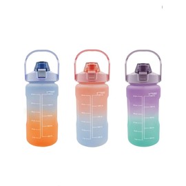 Greenbrier Ombre Water Bottles with Hydration Measurements and Flip-Top Lids, 48-oz. - 1 Bottle - colors vary