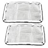 2PCS RV Window Shade Shading UV Protection Oxford Cloth Aluminum