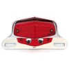 4into1 Lucas Style LED Tail Light Assembly - Chrome w/Red