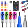 Wire Stripper Twister Tool for Drill with 25pcs Wire Nuts,