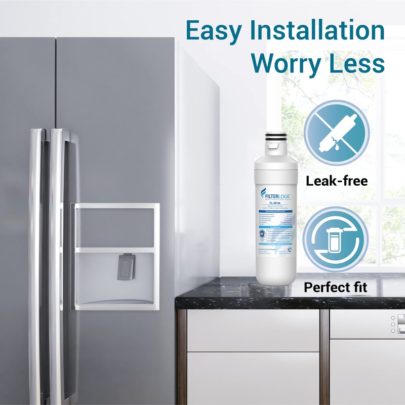 Filterlogic LT1000PC ADQ747935 MDJ64844601 NSF Certified Refrigerator Water Filter and