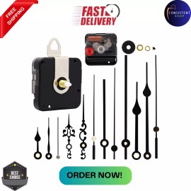 TIKROUND Youngtown #12888 Quartz DIY Wall Clock Movement Mechanism DIY Repair Parts Kit