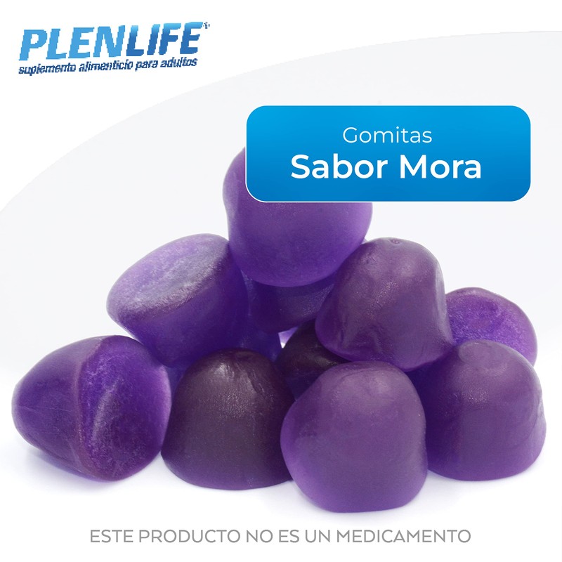 PLENLIFE - Multivitamínico en Gomitas - Suplemento sin Azúcar Sabor