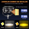 Par Faros Lupa Y Rectang Empotrar Y Hi/lo Super Beam