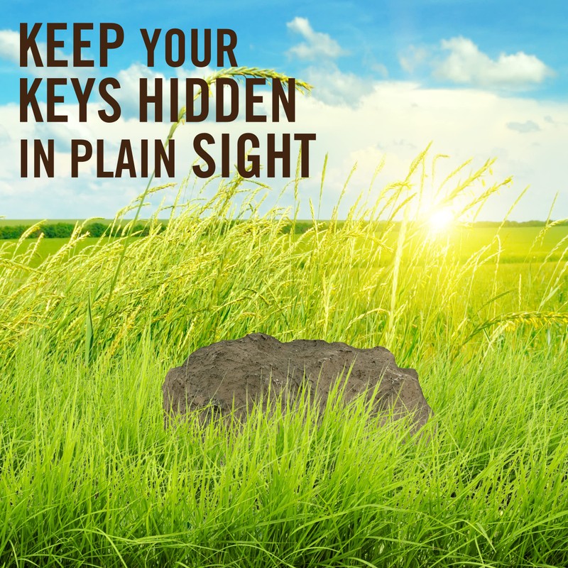Ram-Pro 2Pc Hide-a-Spare-Key Fake Rock - Looks & Feels Like
