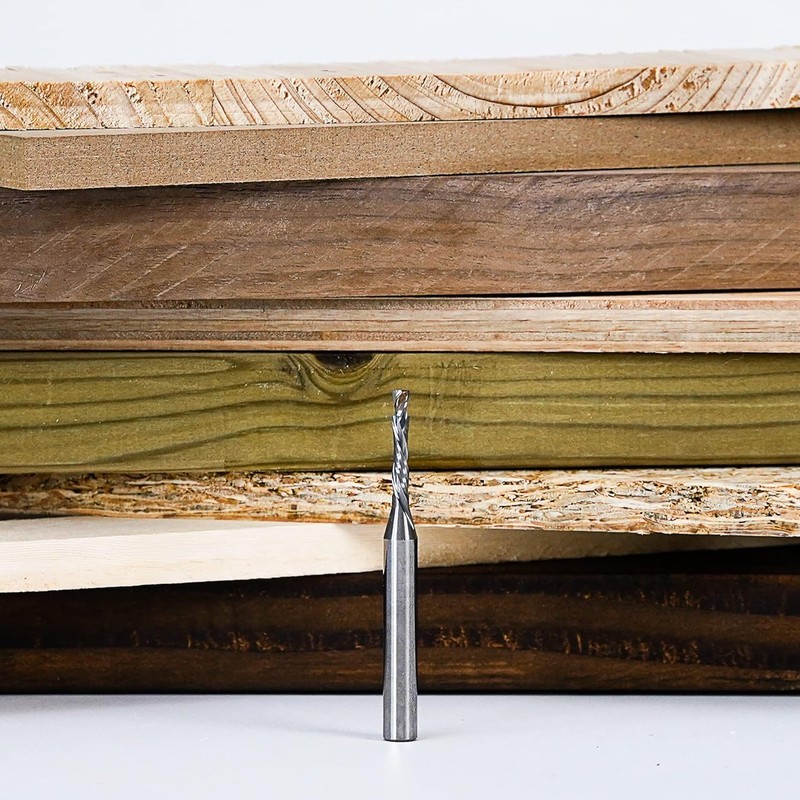 SpeTool 1/4 Inch Shank Up & Down Cut Spiral Router