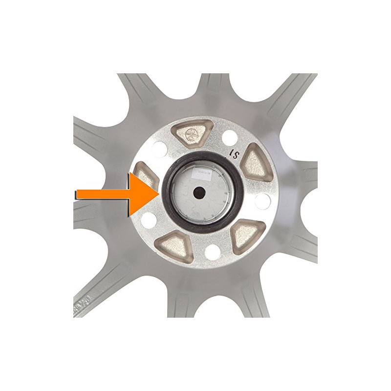 Circuit Performance 66.1mm OD to 60.1mm ID Black Plastic Polycarbonate