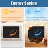 Magnetic Fireplace Blanket for Heat Loss Indoor Fireplace Covers Keep